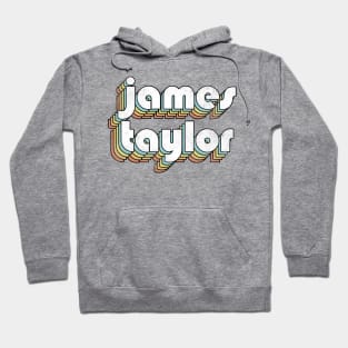 James Taylor - Retro Rainbow Letters Hoodie